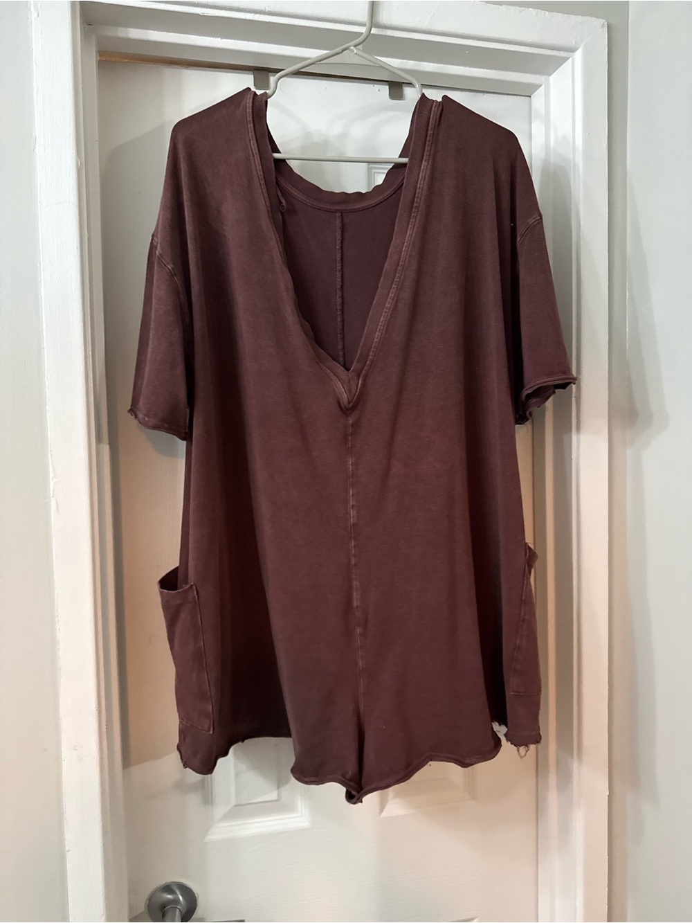 Free People Movement Hot Shot Romper in Brown